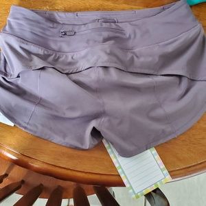 Purple lulu lemon shorts